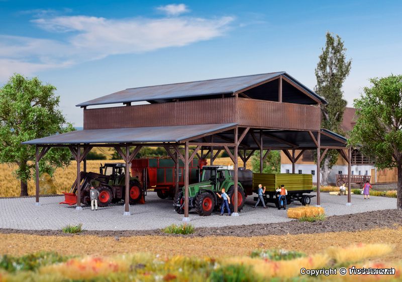 Reserva anticipada Kibri 39095 Gran refugio para maquinaria agrícola y vehículos Reserva anticipada Kibri 39095 Gran refugio para maquinaria agrícola y vehículos