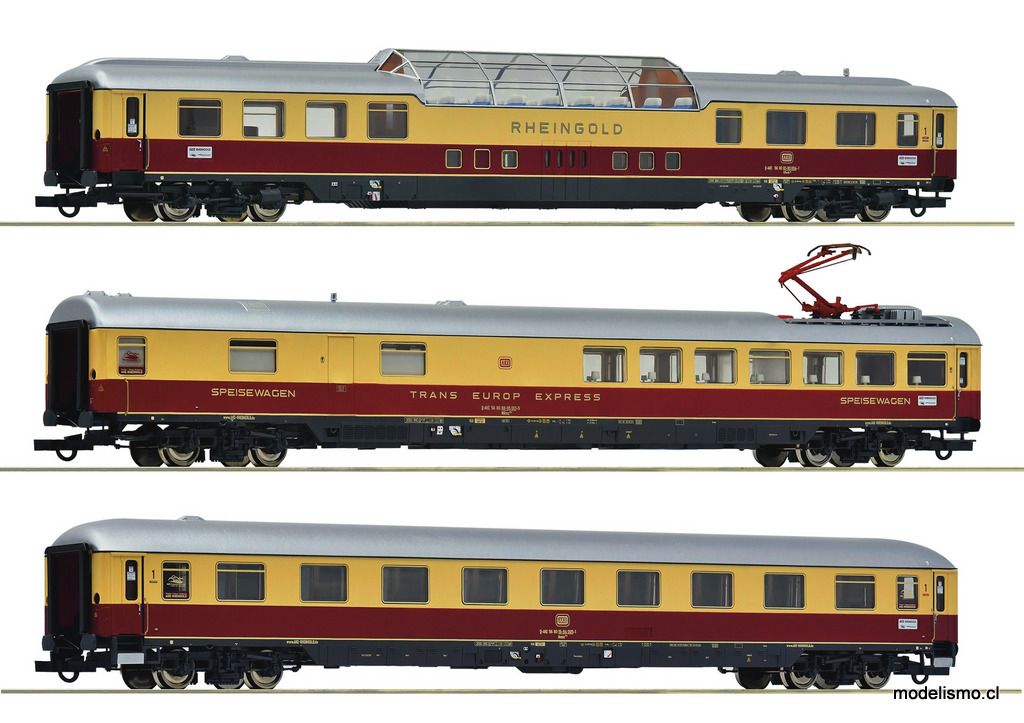 reserva anticipada Roco 6200120 3 piece set (1): "Rheingold", AKE