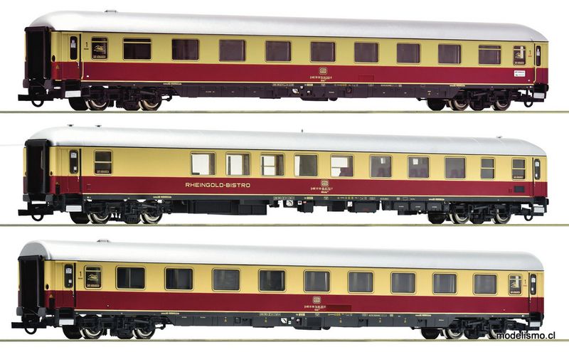 reserva anticipada Roco 6200122 3 piece set (3): "Rheingold", AKE