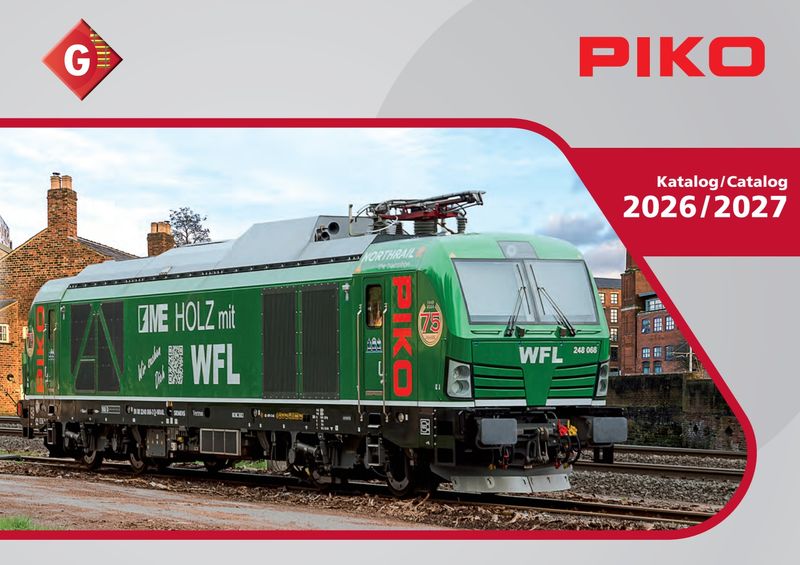 99706 Piko G 2026 catálogo - Inglés/Alemán 99706 Piko G 2026 catálogo - Inglés/Alemán