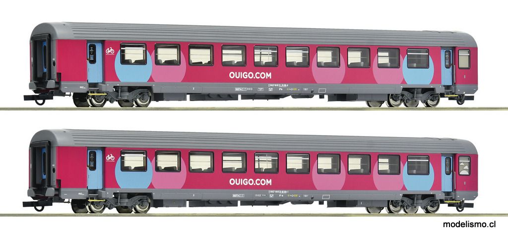 Roco 6200024 Set de 2 piezas (1): Coches Corail, SNCF Roco 6200024 Set de 2 piezas (1): Coches Corail, SNCF