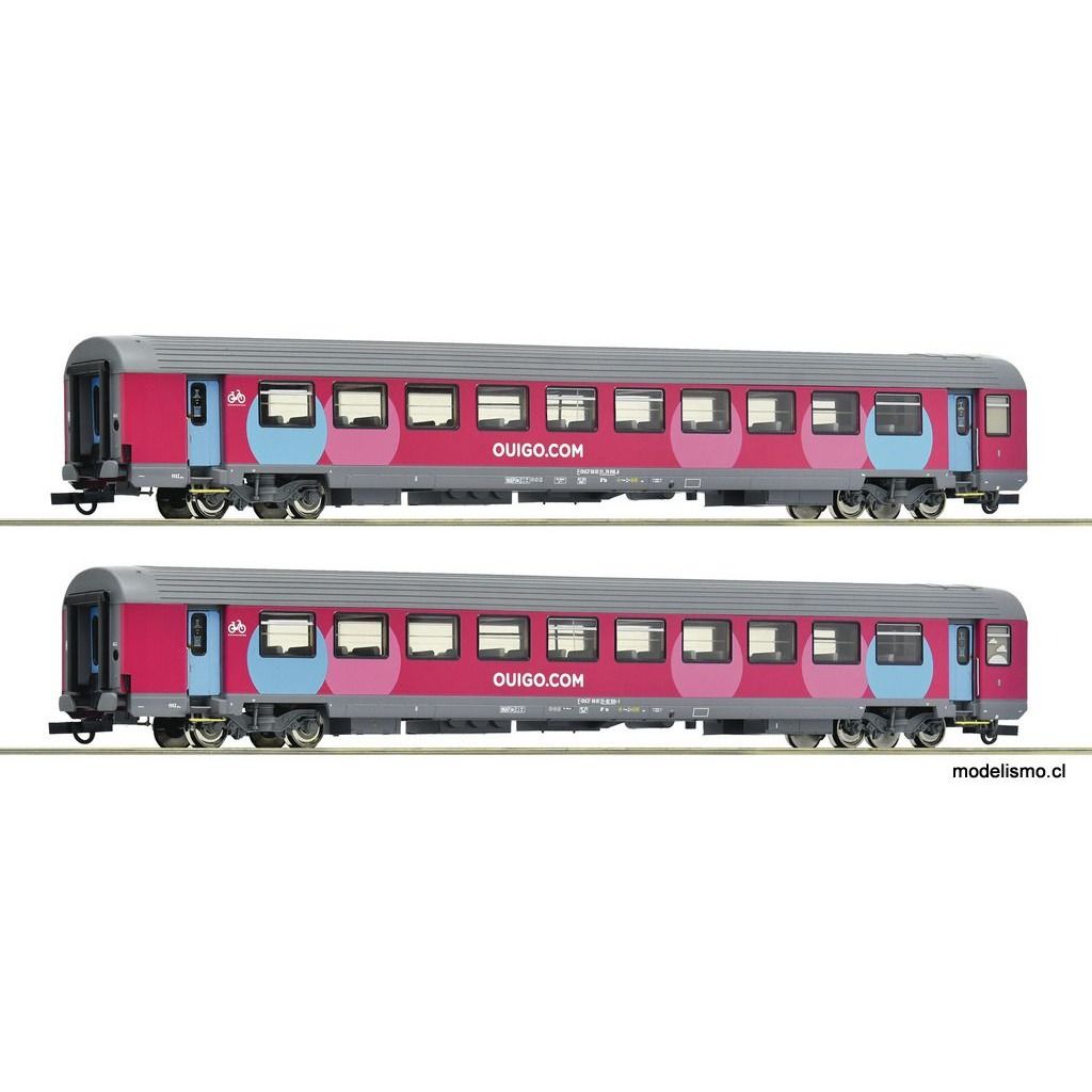 pre orderen Roco 6200024 Set de 2 piezas (1): Coches Corail, SNCF pre orderen Roco 6200024 Set de 2 piezas (1): Coches Corail, SNCF