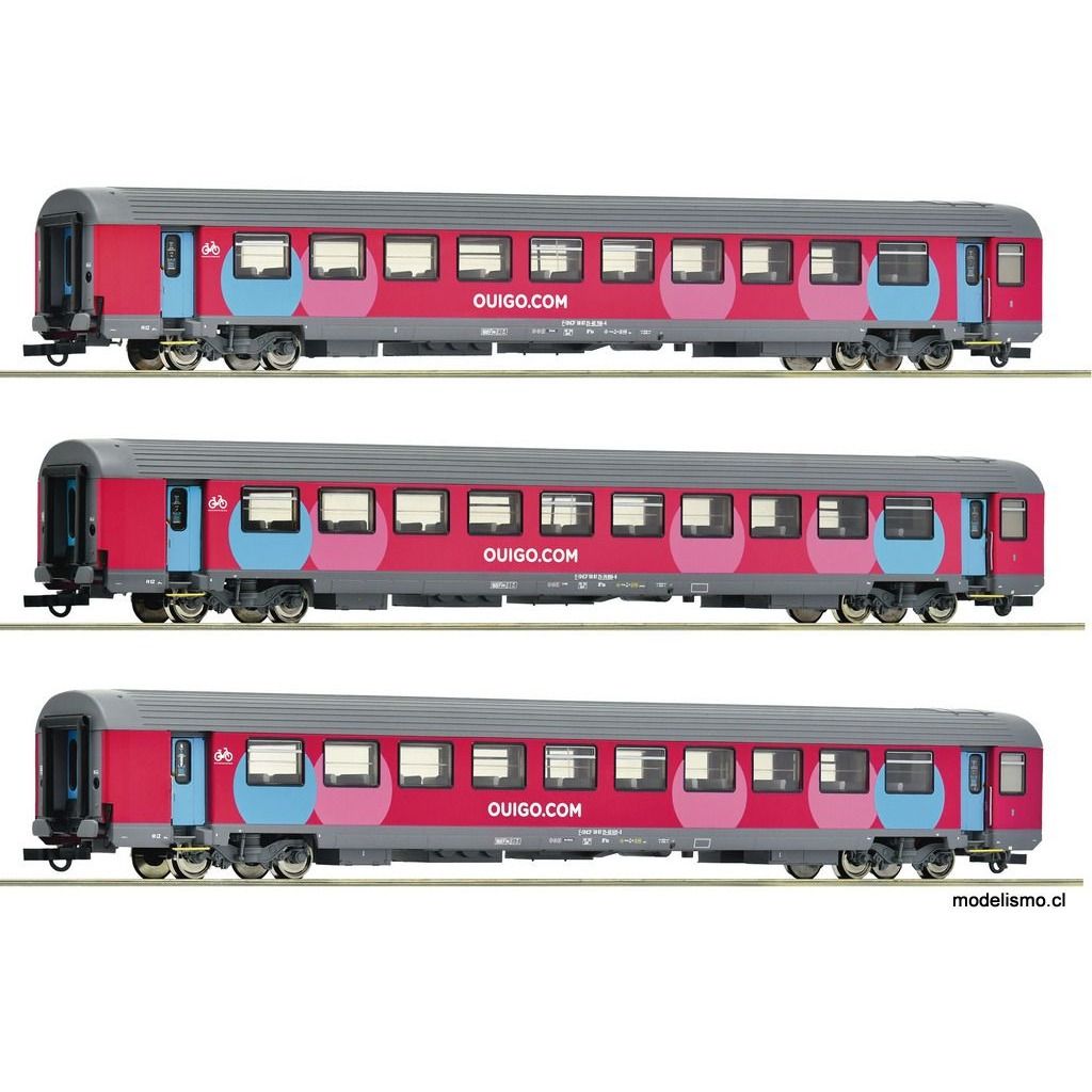 pre orderen Roco 6200025 Set de 3 piezas (2): Coches Corail, SNCF pre orderen Roco 6200025 Set de 3 piezas (2): Coches Corail, SNCF