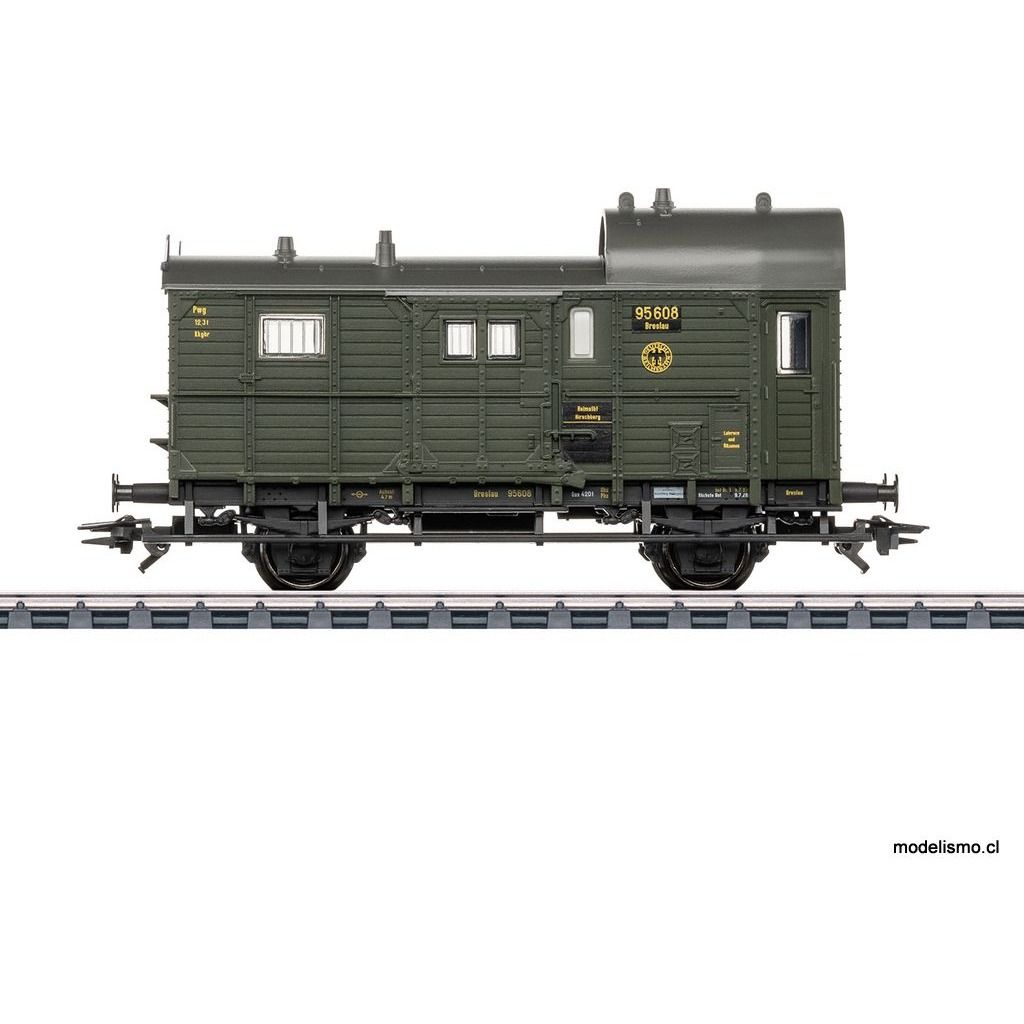 Märklin 46987 Vagón de equipaje de tren de mercancías Pwg Pr 14 Märklin 46987 Vagón de equipaje de tren de mercancías Pwg Pr 14