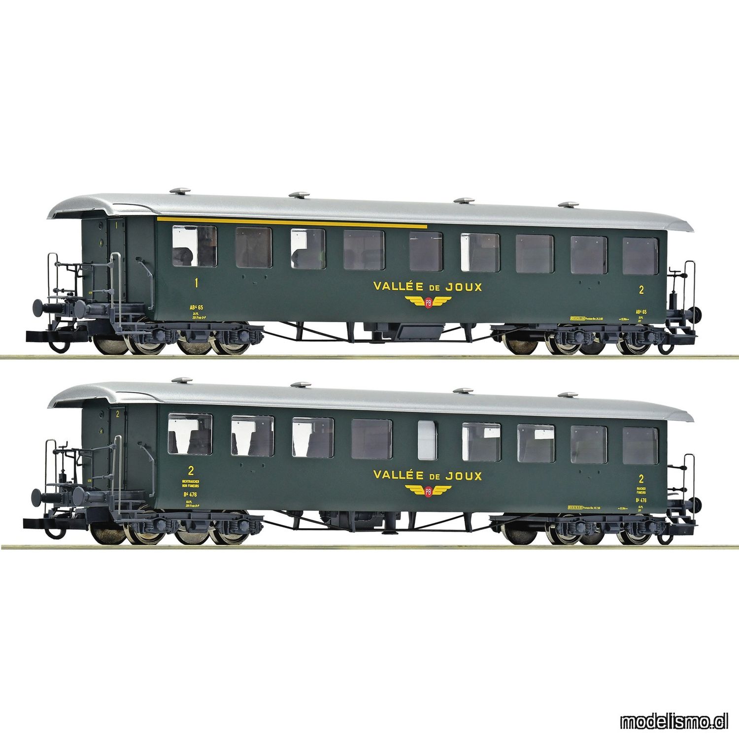 pre orderen Roco 6200198 Set de 2 piezas: Coches de la Seetalbahn, PB pre orderen Roco 6200198 Set de 2 piezas: Coches de la Seetalbahn, PB