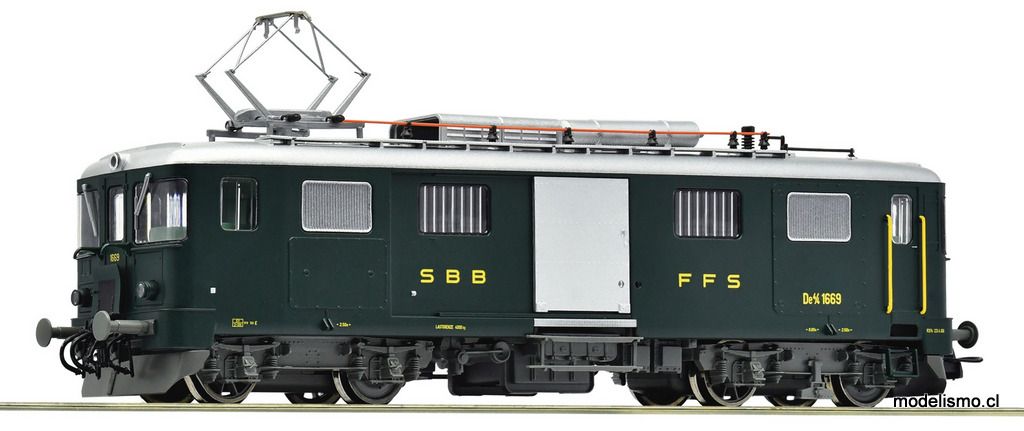 Roco 7710014 Furgón de equipajes eléctrico De 4/4 1669, SBB con sonido