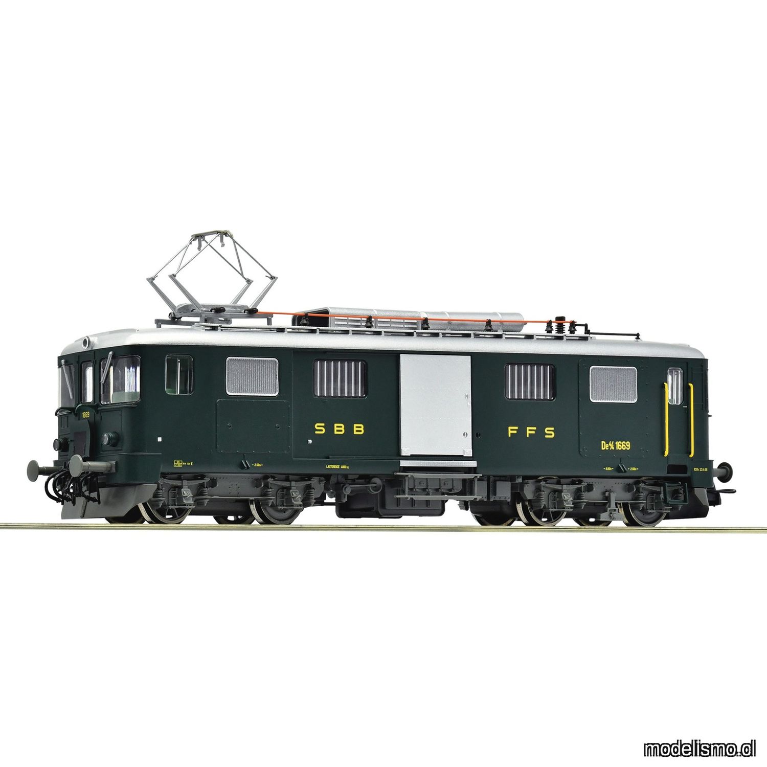 pre orderen Roco 7710014 Furgón de equipajes eléctrico De 4/4 1669, SBB con sonido