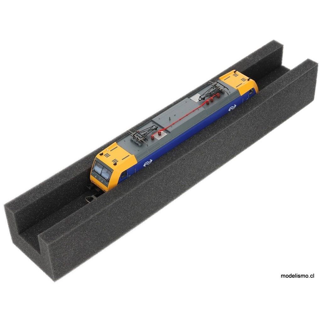 reserva anticipada Feldherr Lokliege H0 - Soporte para locomotora fabricado en espuma de poliuretano para escala H0. reserva anticipada Feldherr Lokliege H0 - Soporte para locomotora fabricado en espuma de poliuretano para escala H0.