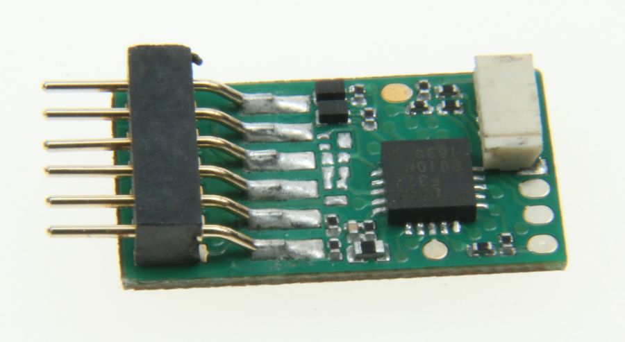 Uhlenbrock 73310 Decodificador de calibre N-TT con conector de 6 pines