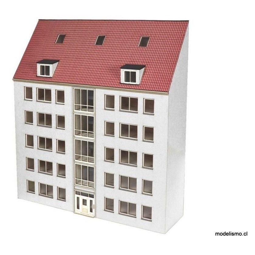 Modellbahn Union MU-H0-H00280 Casa adosada moderna en medio relieve 01 Gris Modellbahn Union MU-H0-H00280 Casa adosada moderna en medio relieve 01 Gris