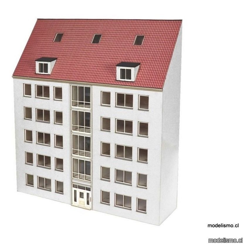 Modellbahn Union MU-H0-H00280 Casa adosada moderna en medio relieve 01 Gris Modellbahn Union MU-H0-H00280 Casa adosada moderna en medio relieve 01 Gris