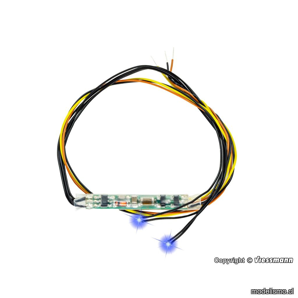 Reserva anticipada - Viessmann 5271 Mini-LED azul para vehículos, 2 unidades con