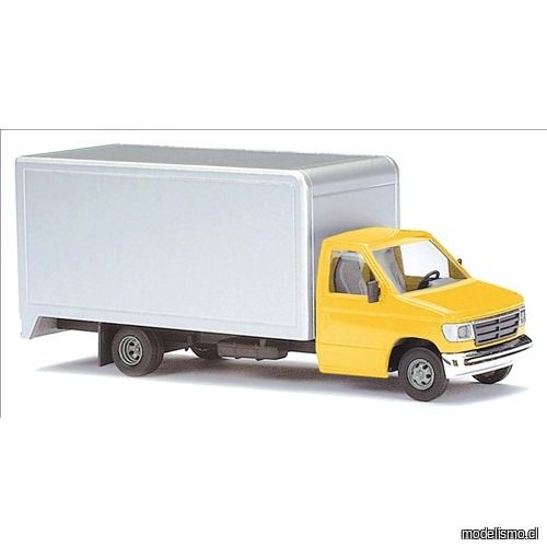 Reserva anticipada - Busch 89117 Furgón Ford E-350, Amarillo/Gris Claro