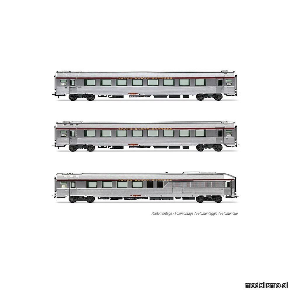 Reserva anticipada - Jouef 80641038 SNCF, Set TEE Jules Verne (Set 2 de 2)