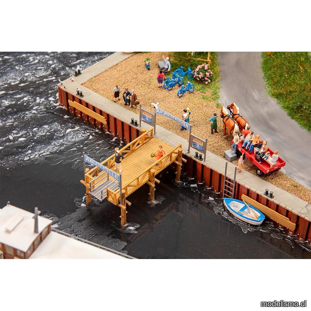 Reserva anticipada - Faller 130511 Muelle de barcos