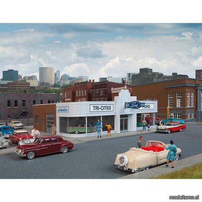 Reserva anticipada - Walthers 533490 Concesionario de coches vintage Ford