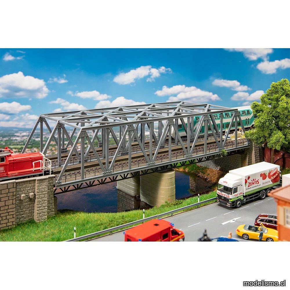 Reserva anticipada - Faller 120497 Puente de acero, 2 vías