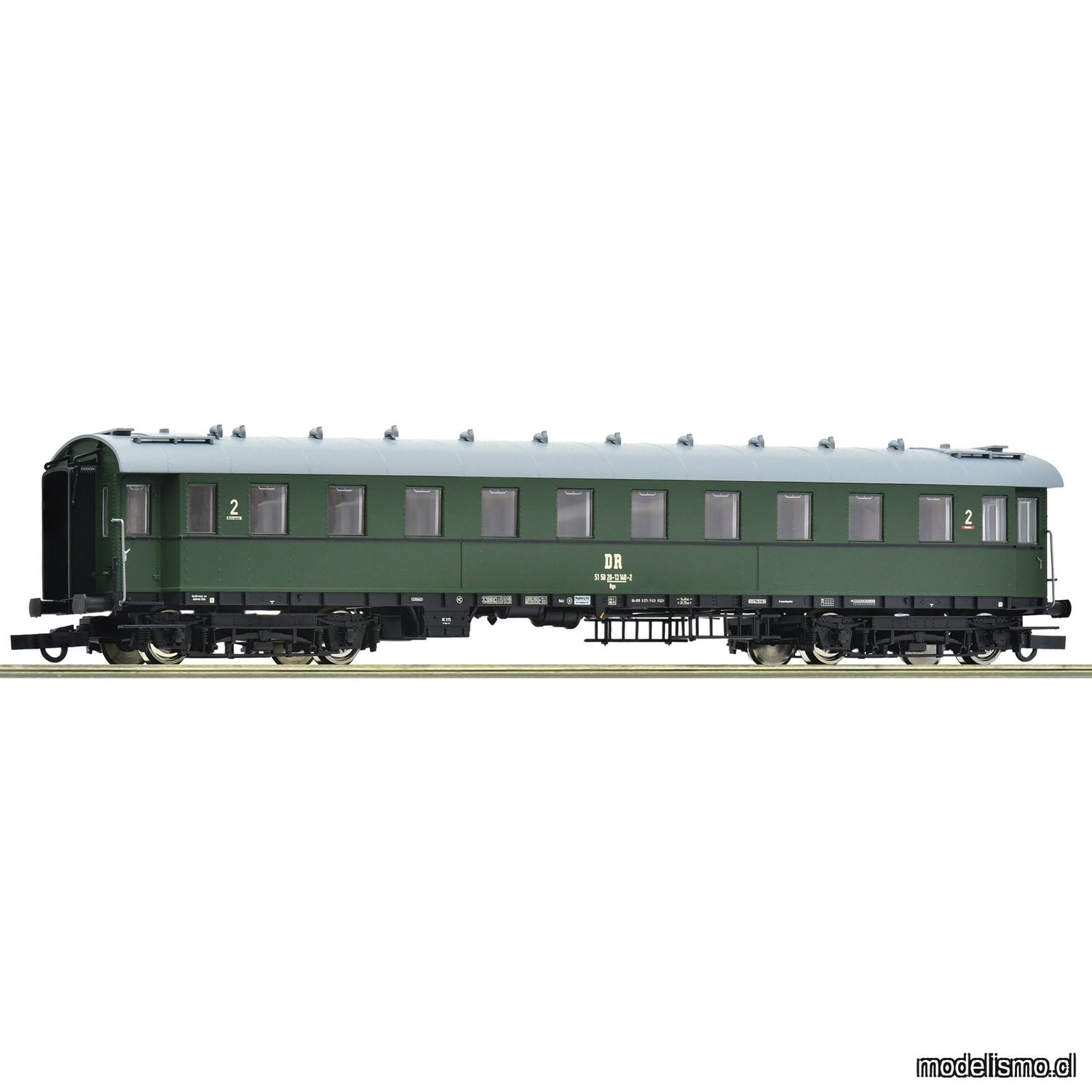 pre orderen Roco 6200202 - Coche de tren expreso unificado de 2a clase, DR
