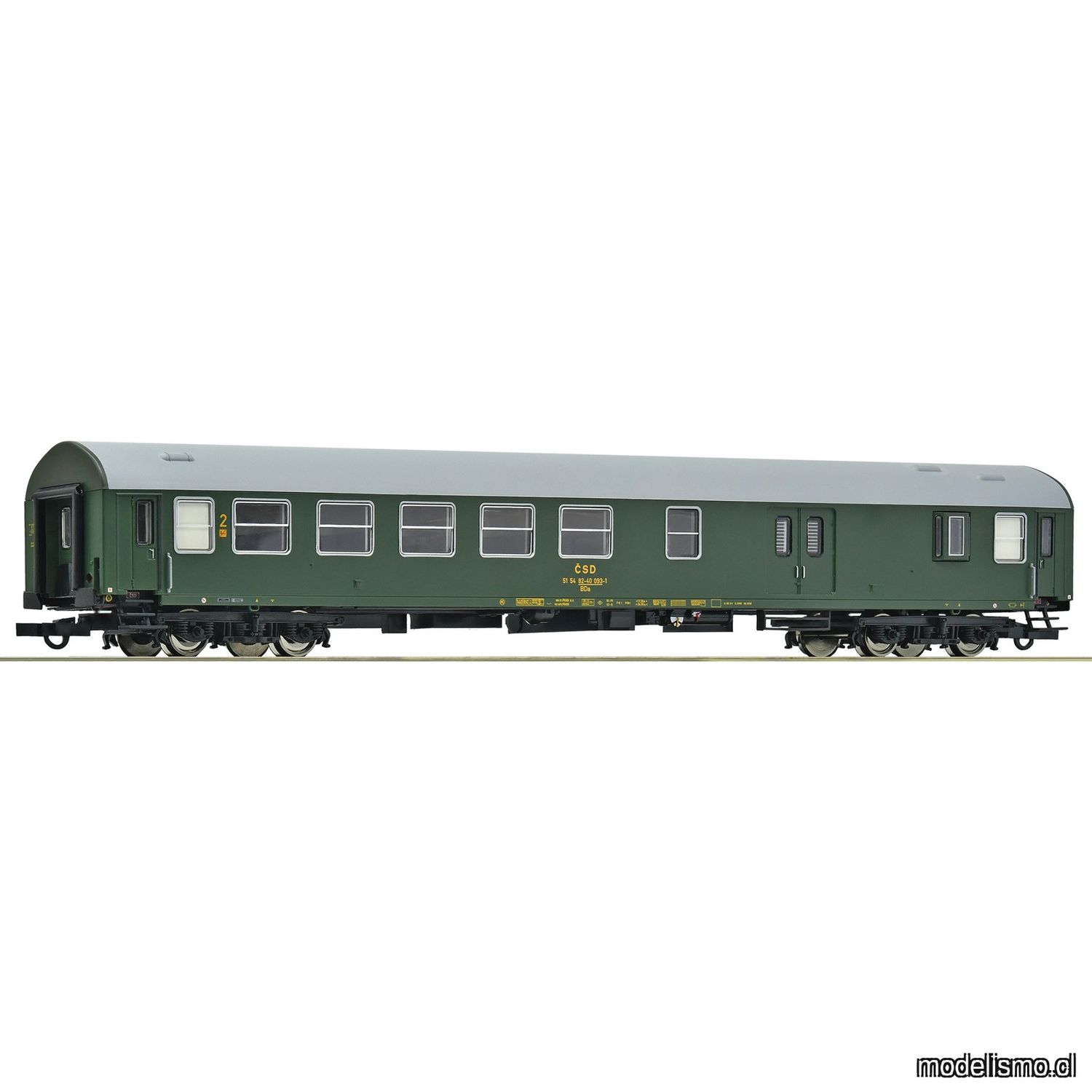 pre orderen Roco 6200168 - 2nd class passenger coach with baggage compartment, CSD pre orderen Roco 6200168 - 2nd class passenger coach with baggage compartment, CSD
