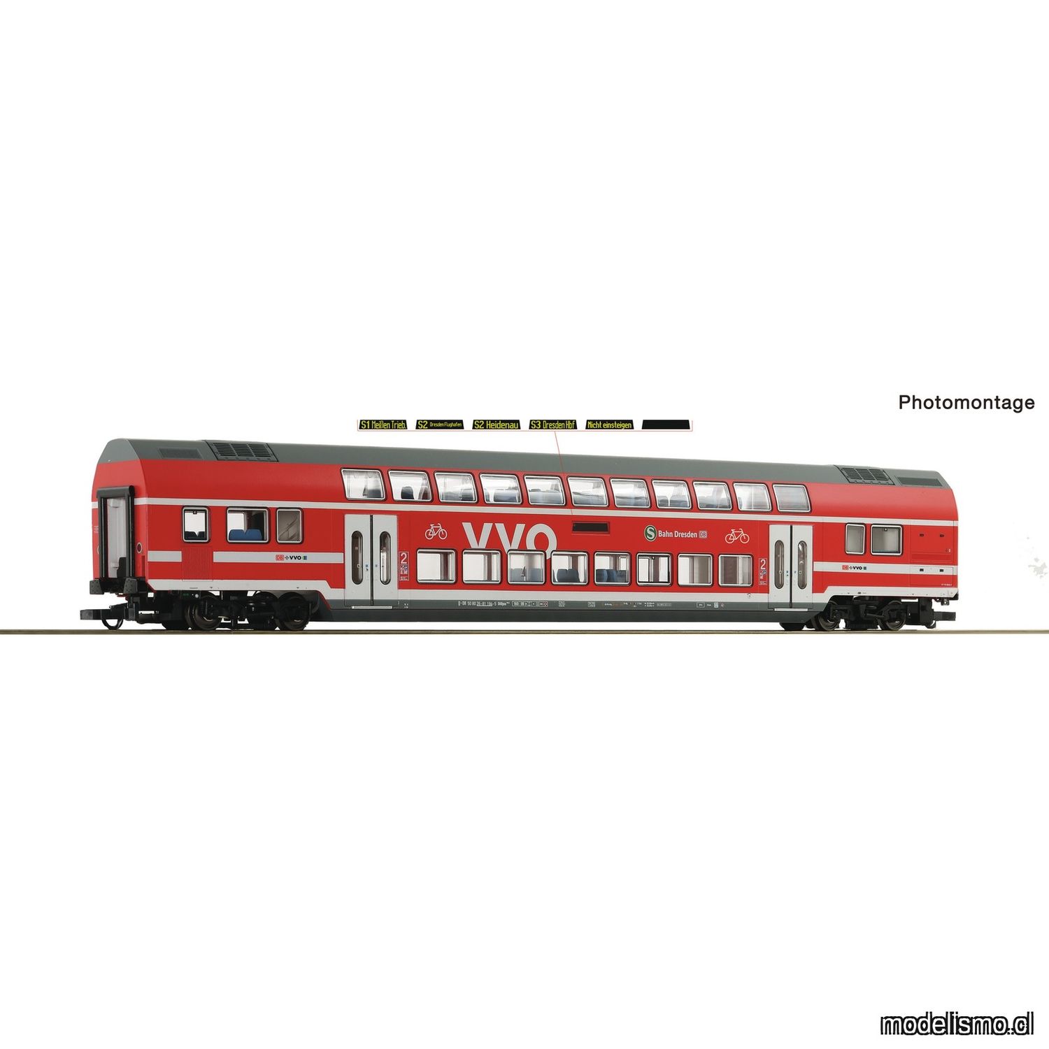 pre orderen Roco 6200207 - 2nd class double-deck coach, DB AG pre orderen Roco 6200207 - 2nd class double-deck coach, DB AG