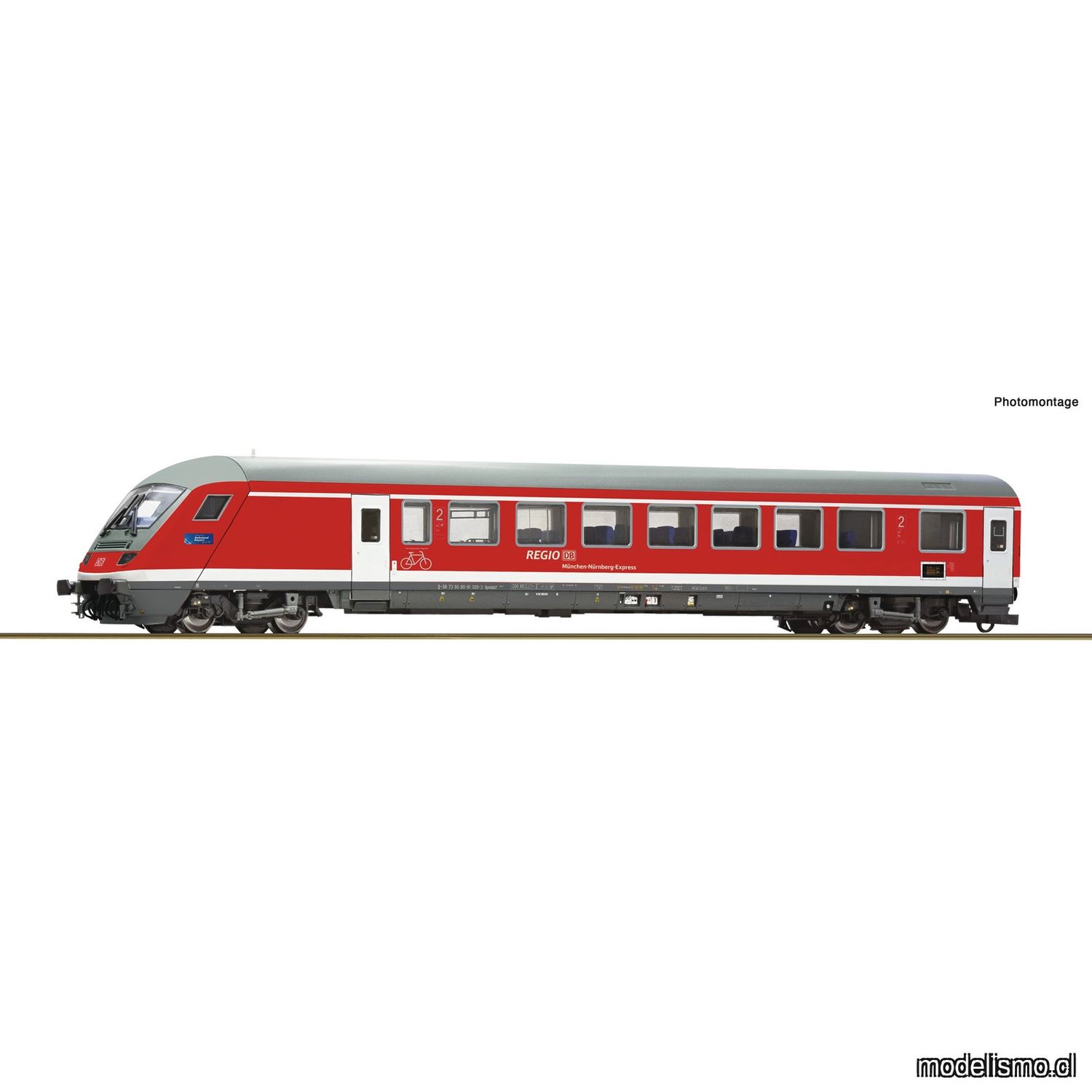 pre orderen Roco 6220098 - RE control cab coach, DB AG para Märklin pre orderen Roco 6220098 - RE control cab coach, DB AG para Märklin