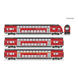 preorden Roco 6220144 - 3 piece set: Double-deck coaches, DB AG
