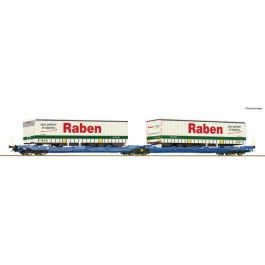 preorden Roco 6600117 - Articulated double-pocket wagon T3000e, VTG