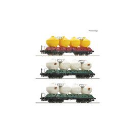 preorden Roco 6600180 - 3 piece set: Silo wagons, CD