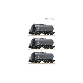 preorden Roco 6600162 - 3 piece set: Tank wagons, VTG/DB