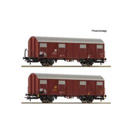preorden Roco 6600248 - Set de 2 piezas: Vagones postales cubiertos, DBP