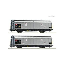 preorden Roco 6600110 - 2-piece set: Sliding wall wagons, SBB Cargo