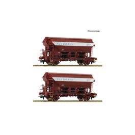 pre orderen Roco 6600124 - 2-piece set: Swivel-roof wagons, DB pre orderen Roco 6600124 - 2-piece set: Swivel-roof wagons, DB