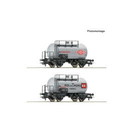 preorden Roco 6600193 - 2 piece set: Tank wagons, SJ