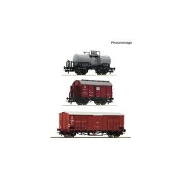 preorden Roco 6600229 - Set de 3 piezas: Tren de mercancías de ramal, FS