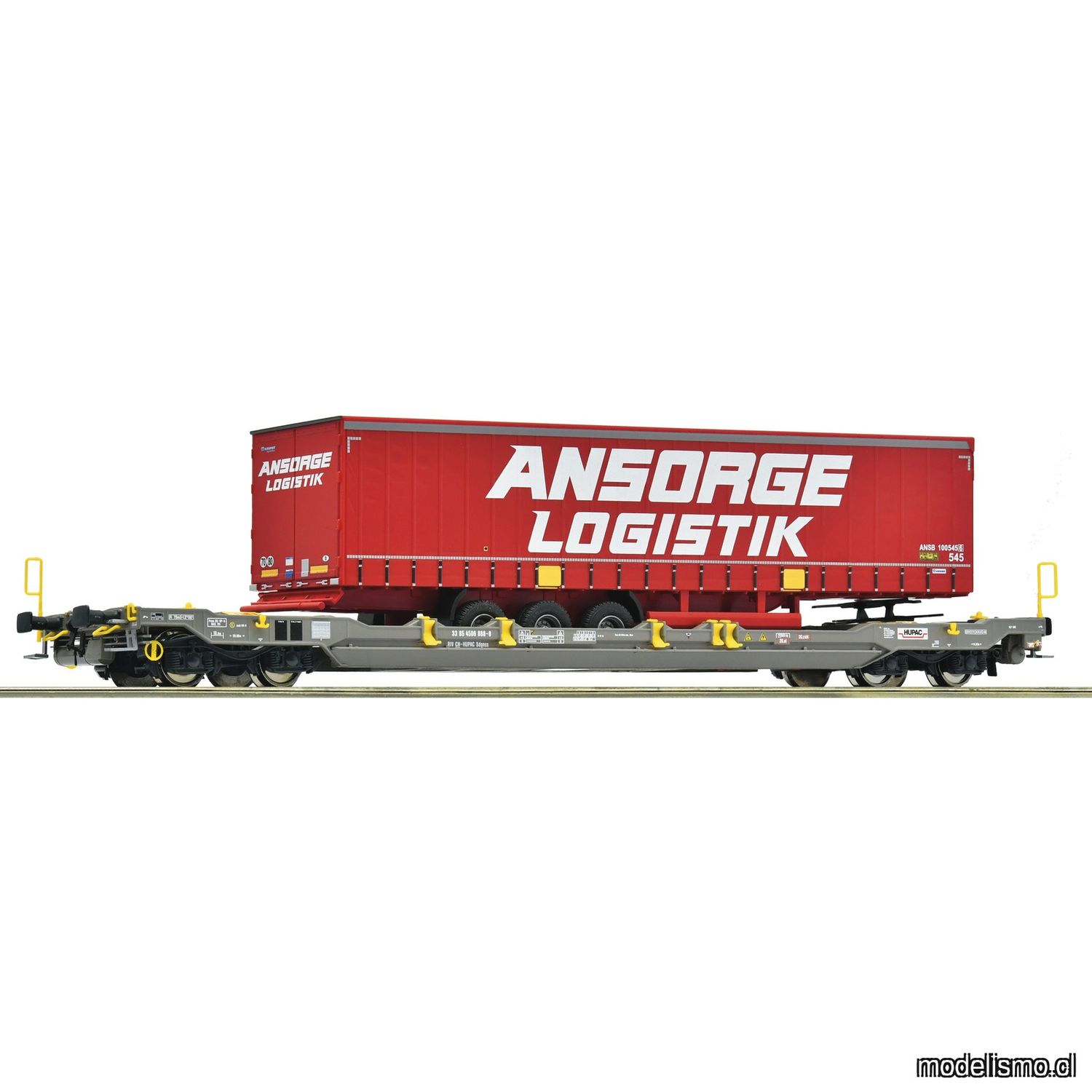 pre orderen Roco 6600222 - Vagón canguro T5, Hupac pre orderen Roco 6600222 - Vagón canguro T5, Hupac