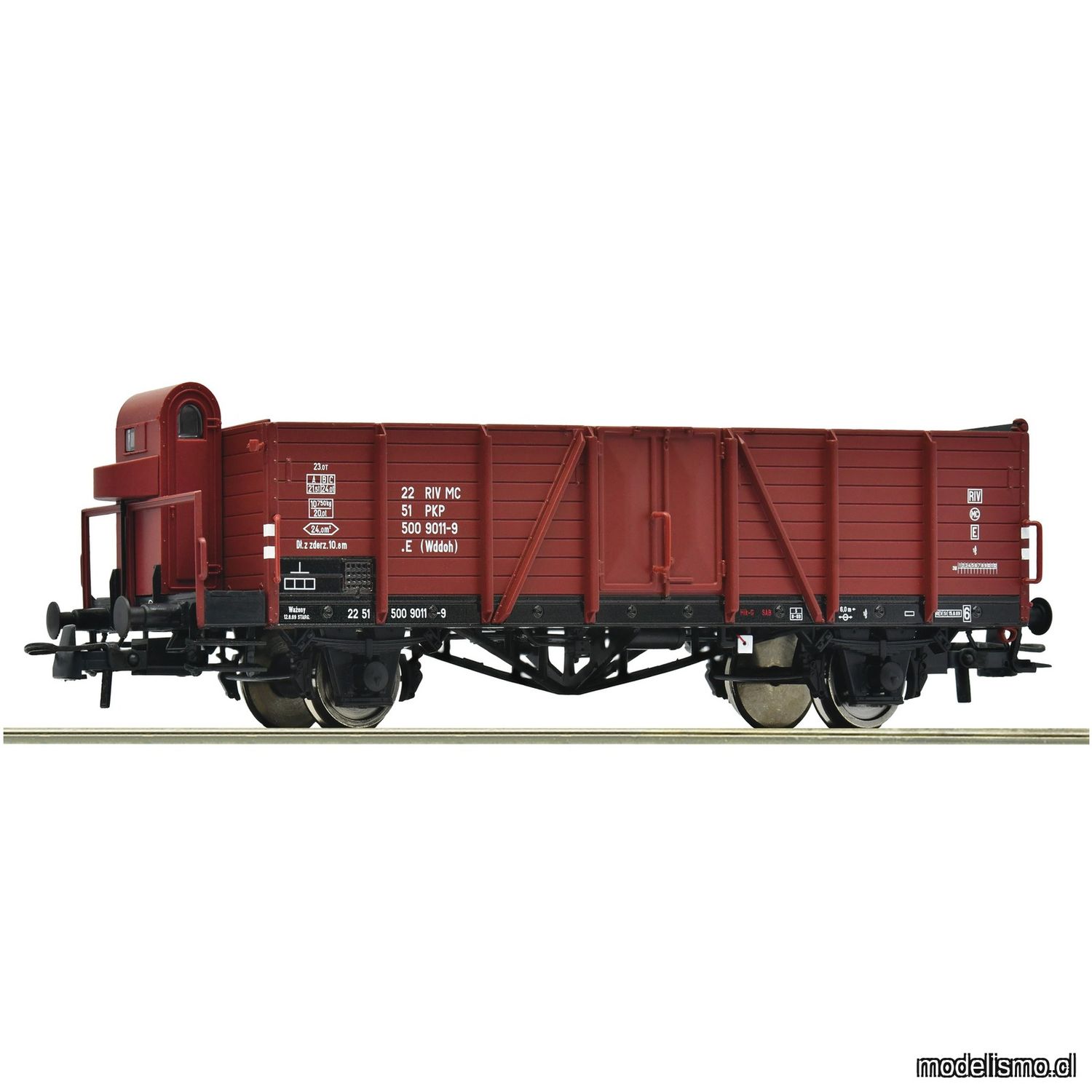 pre orderen Roco 6600217 - Vagón de mercancías abierto, PKP pre orderen Roco 6600217 - Vagón de mercancías abierto, PKP
