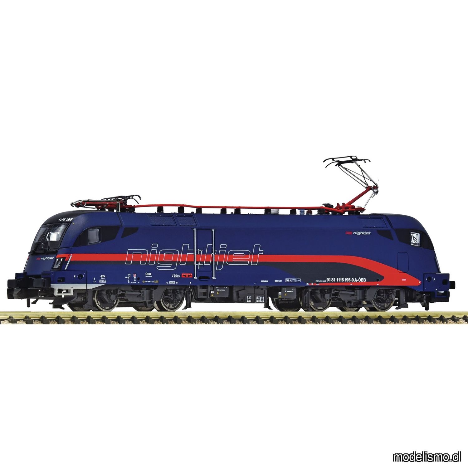 pre orderen Fleischmann 7560039 - Electric locomotive 1116 195-9 "Nightjet", ÖBB pre orderen Fleischmann 7560039 - Electric locomotive 1116 195-9 "Nightjet", ÖBB