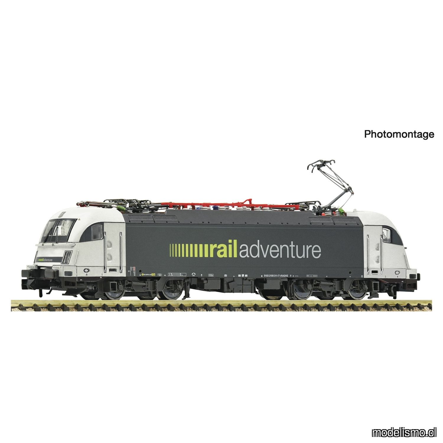 pre orderen Fleischmann 7570041 - Locomotora eléctrica 190 311-7, RailAdventure con sonido pre orderen Fleischmann 7570041 - Locomotora eléctrica 190 311-7, RailAdventure con sonido
