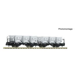 preorden Fleischmann 6660106 - Double container carrier wagon, DB