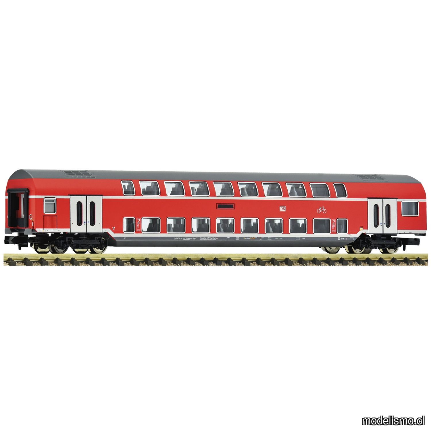 pre orderen Fleischmann 6260080 - Vagón de dos pisos 2a clase, DB AG pre orderen Fleischmann 6260080 - Vagón de dos pisos 2a clase, DB AG