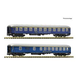 preorden Fleischmann 6260083 - Set de 2 piezas (2): Coches de tren expreso, Suisse Train Bleu