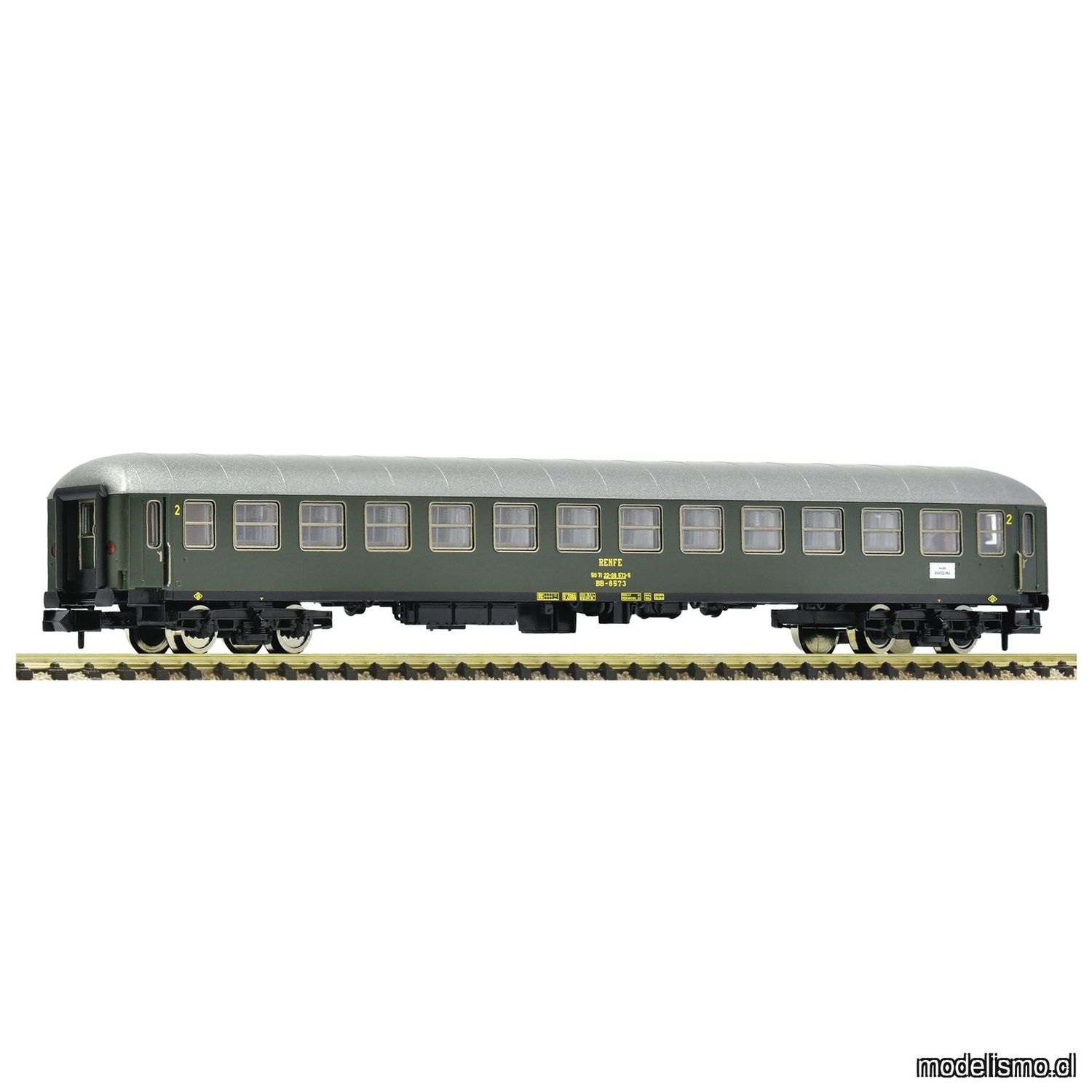 pre orderen Fleischmann 863902 - Coche de tren expreso de 2a clase, RENFE pre orderen Fleischmann 863902 - Coche de tren expreso de 2a clase, RENFE