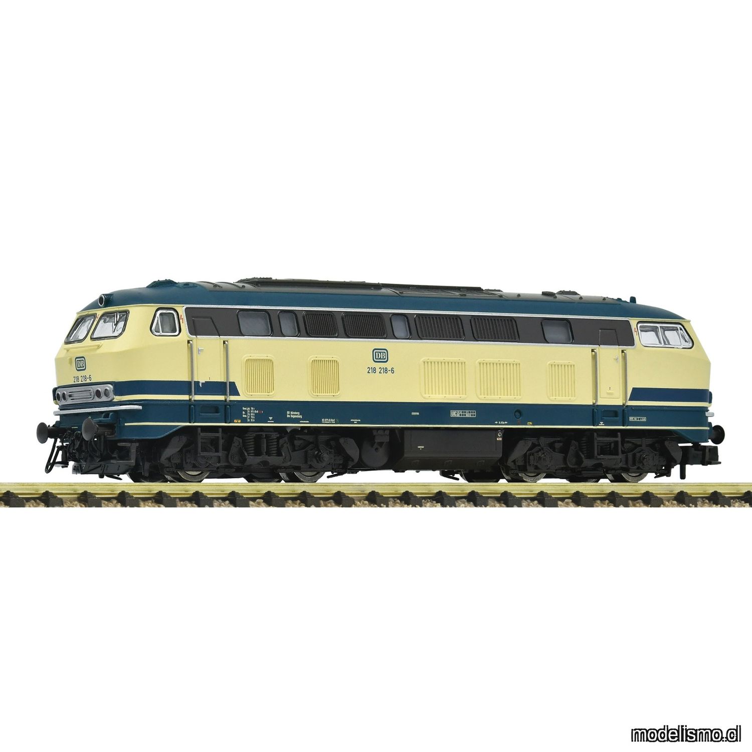 pre orderen Fleischmann 7370036 - Locomotora diésel 218 218-6, DB con sonido pre orderen Fleischmann 7370036 - Locomotora diésel 218 218-6, DB con sonido