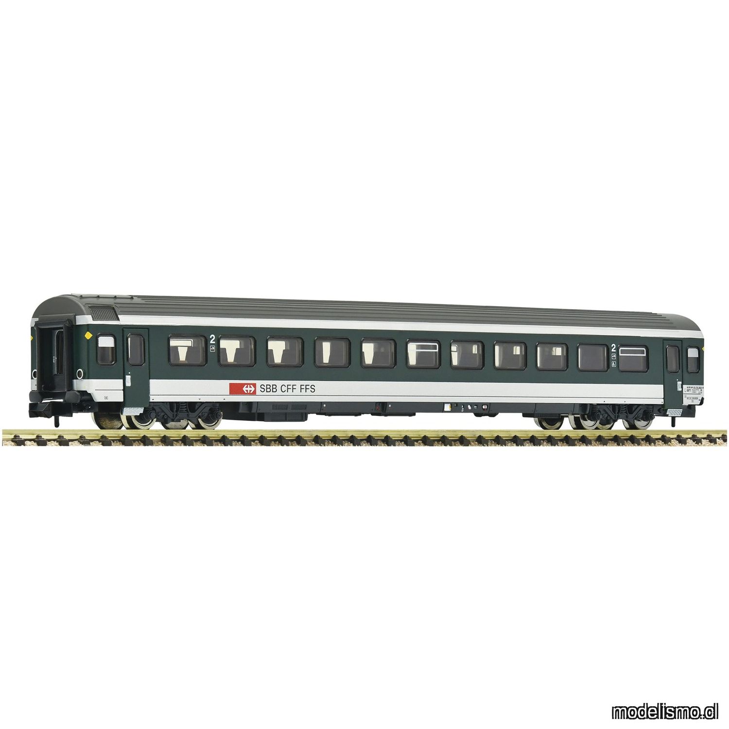 pre orderen Fleischmann 6260057 - 2nd class passenger coach, SBB