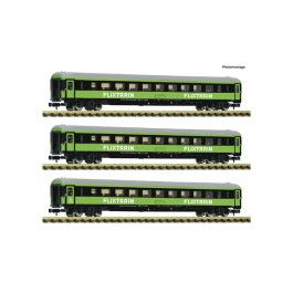 preorden Fleischmann 6260086 - Set de 3 piezas (2): Coches de viajeros, FlixTrain