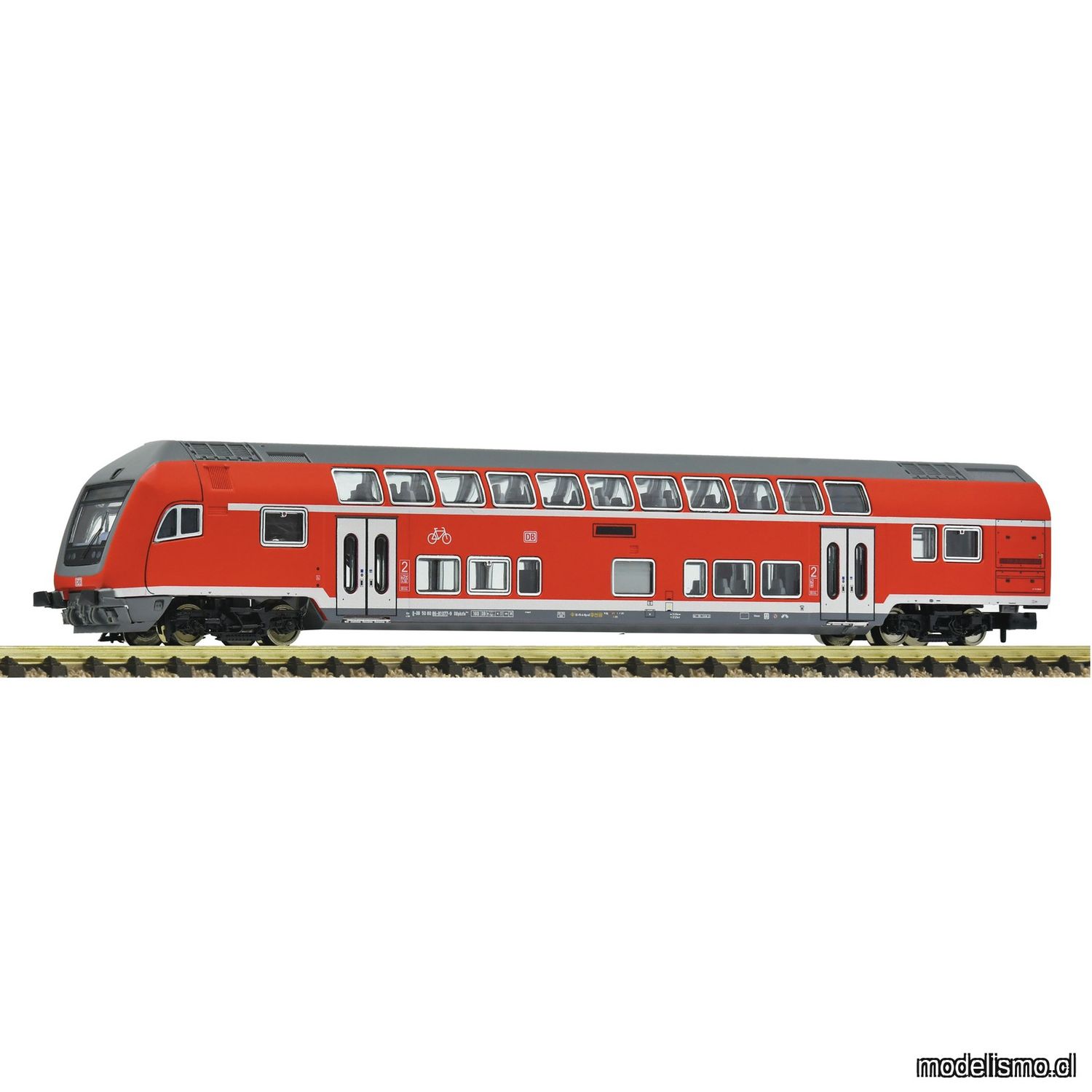 pre orderen Fleischmann 6270082 - Coche piloto de dos pisos 2a clase, DB AG pre orderen Fleischmann 6270082 - Coche piloto de dos pisos 2a clase, DB AG