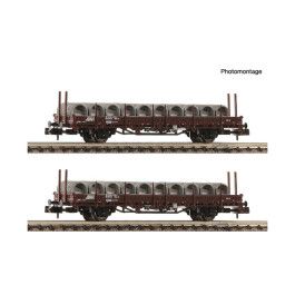 preorden Fleischmann 6660072 - 2-piece set: Swivel-type stake wagons, ÖBB preorden Fleischmann 6660072 - 2-piece set: Swivel-type stake wagons, ÖBB