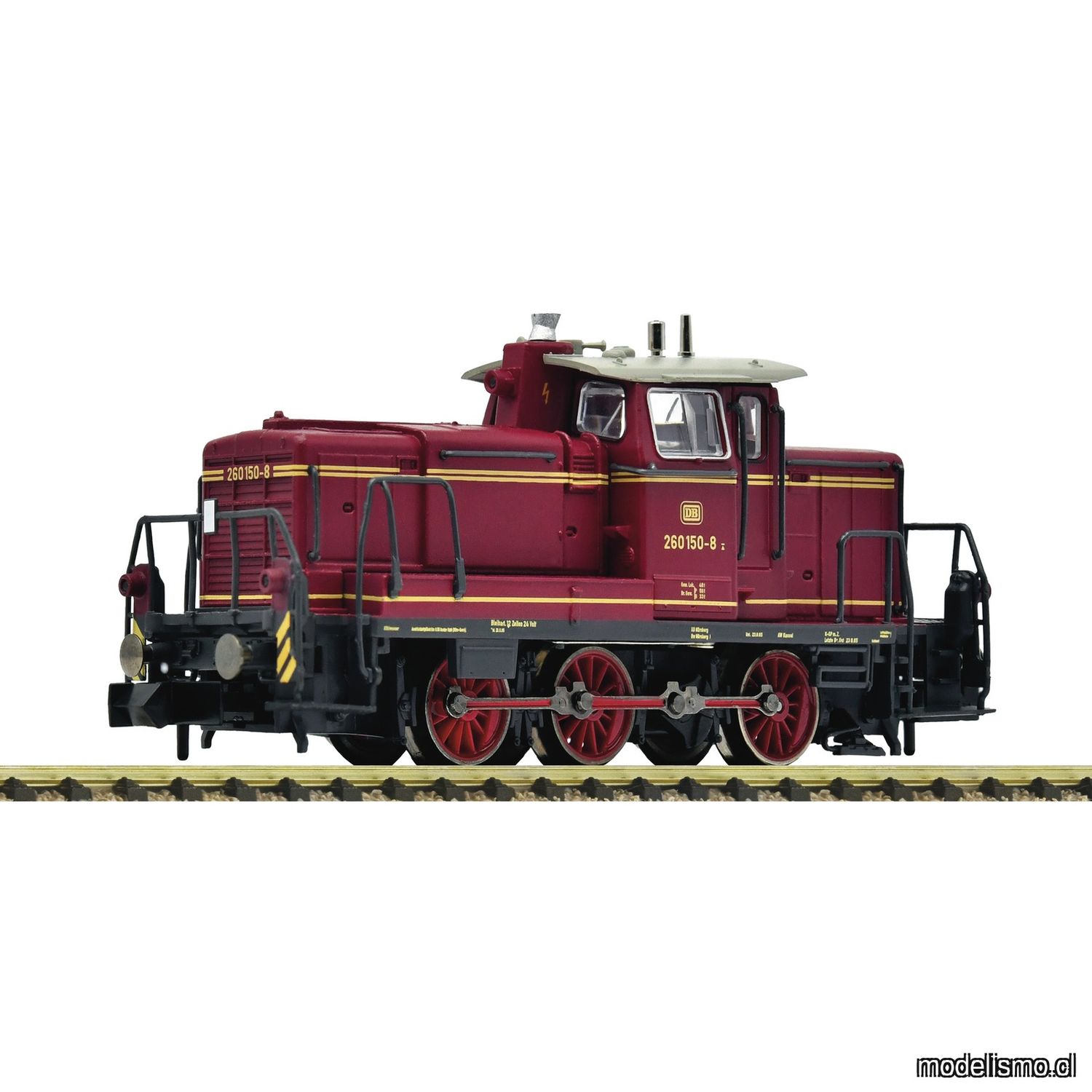 pre orderen Fleischmann 7370027 - Diesel locomotive class 260, DB con sonido