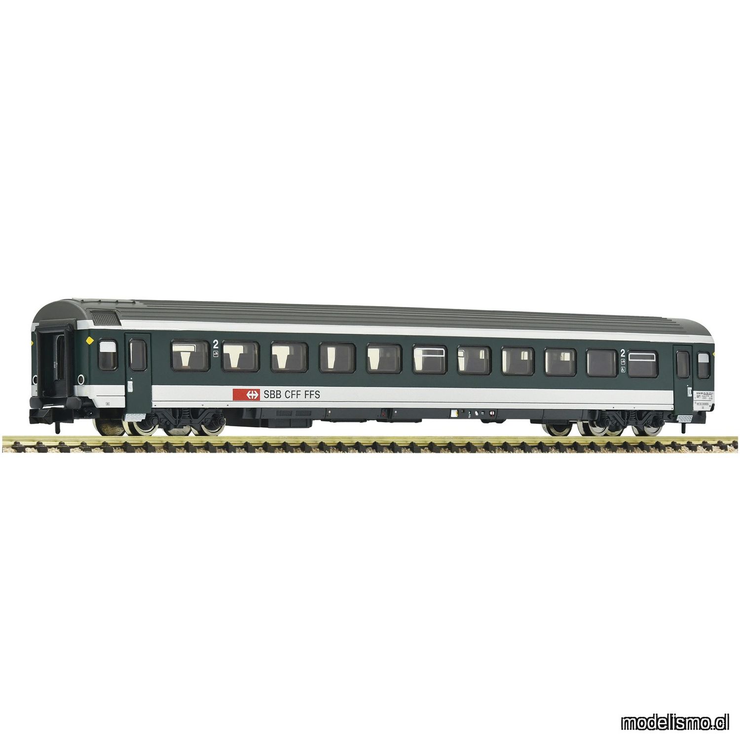 pre orderen Fleischmann 6260058 - 2nd class passenger coach, SBB