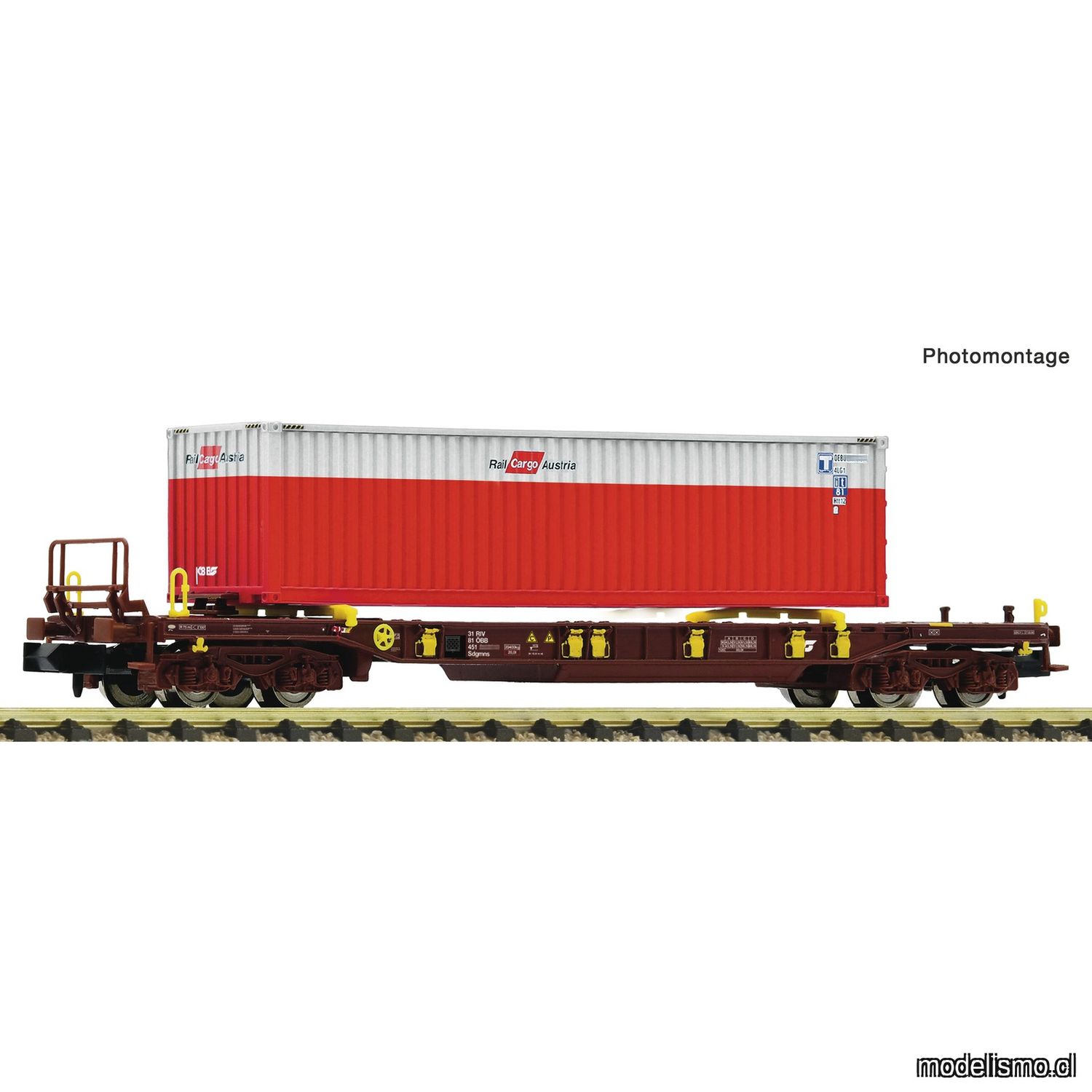 pre orderen Fleischmann 6660076 - Vagón canguro T3, ÖBB pre orderen Fleischmann 6660076 - Vagón canguro T3, ÖBB